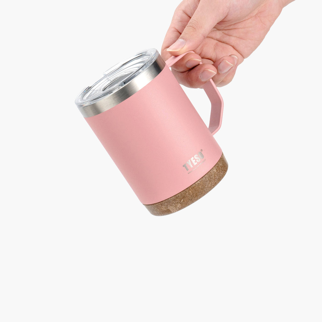 Coffee Mug with Wood-Plastic Bottom 530 ML TS-8836