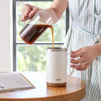 Coffee Mug with Wood-Plastic Bottom 530 ML TS-8836