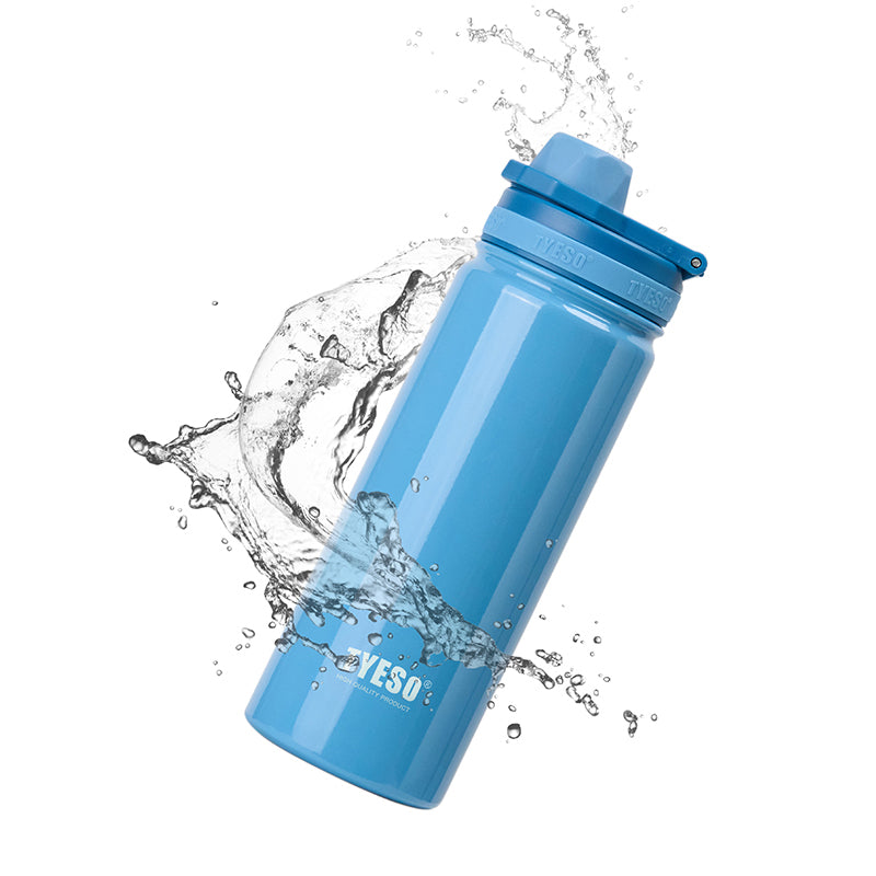 Vibrant Sports Bottle with Easy-grip Handle Vacuum Insulated Bottle 600 ML Ts-8706C