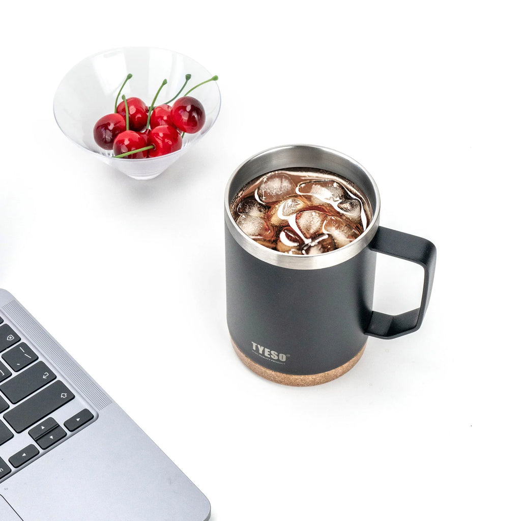 Coffee Mug with Wood-Plastic Bottom 530 ML TS-8836