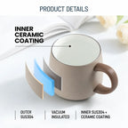 Insulated Coffee Mug 2.0 with Ceramic Inner 355 ML 01-01043