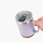Coffee Mug with Wood-Plastic Bottom 530 ML TS-8836