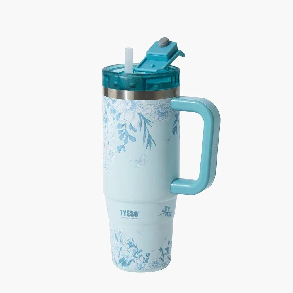 Floral Mist Aura Insulated Travel Tumbler 900 ML - 8868 Secondary image