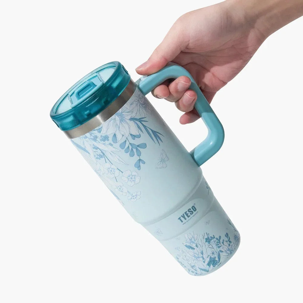 Floral Mist Aura Insulated Travel Tumbler 900 ML - 8868