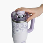 Floral Veil Aura Insulated Travel Tumbler 900 ML - 8868