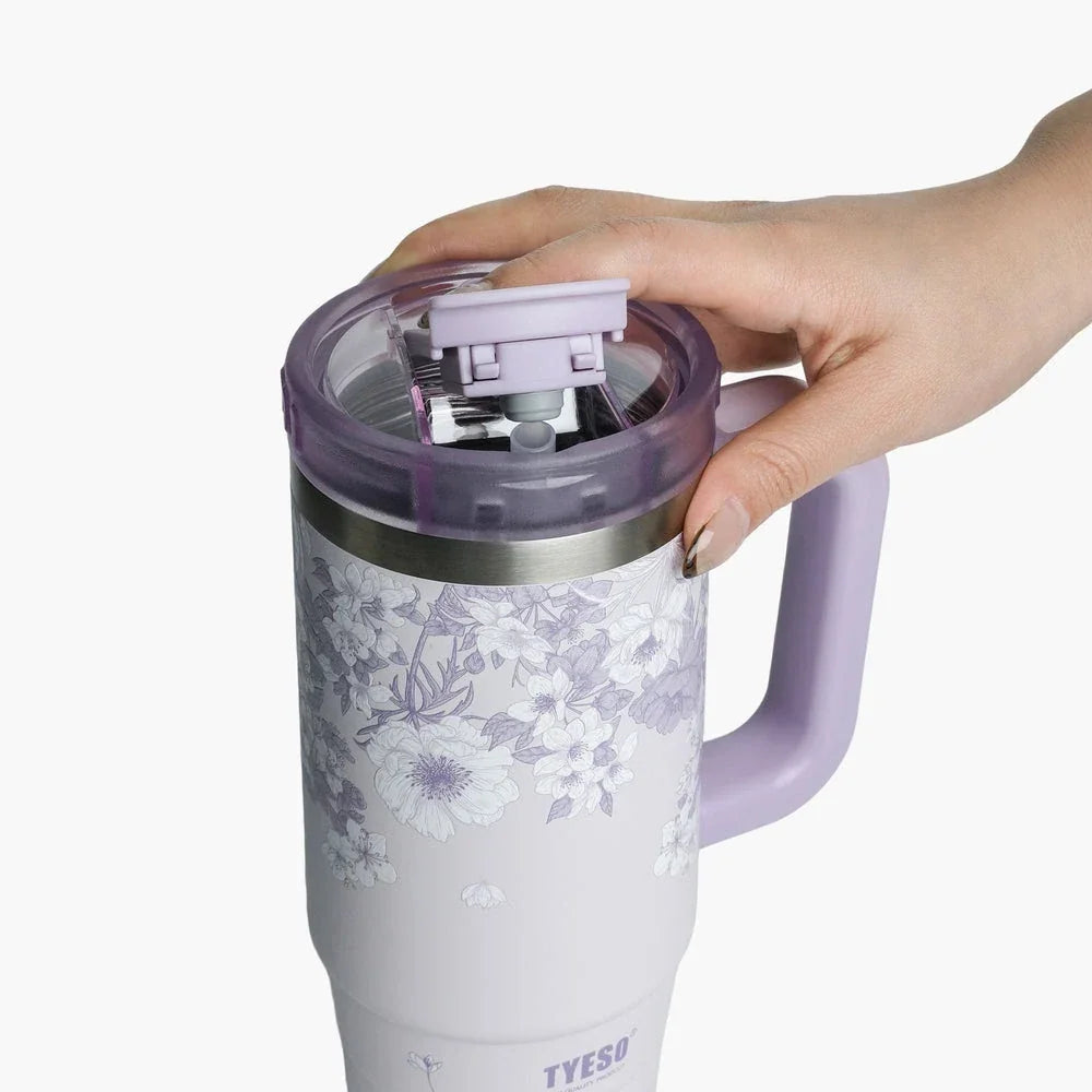 Floral Veil Aura Insulated Travel Tumbler 900 ML - 8868