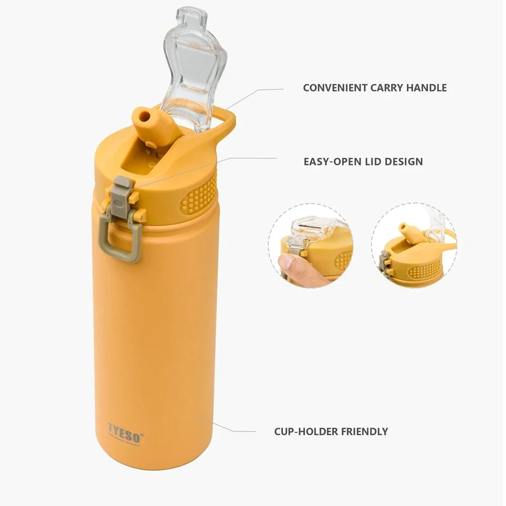 Wander LockSeal Stainless Steel Sports Bottle With Straw 750 Ml TS-8771C