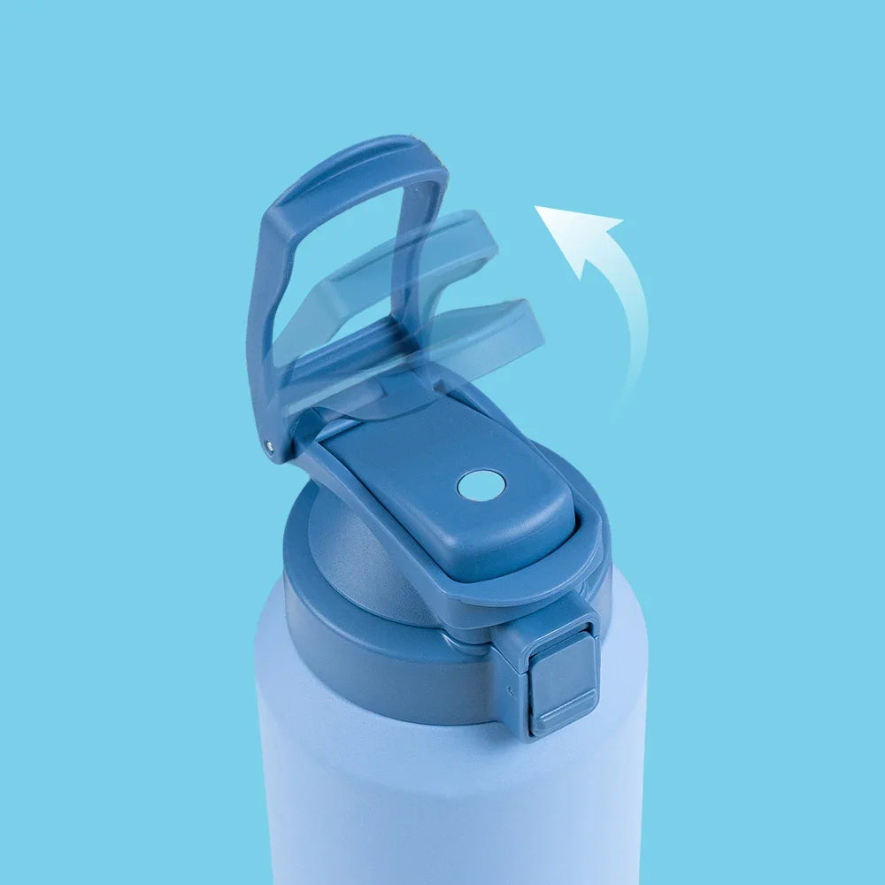 PowerFlow ColorBlock Sports Bottle with Safety Lock Vacuum Insulated Bottle 01-01013